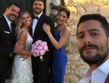 Μιχάλης Σηφάκης-Όλγα Στεφανίδη παντρεύτηκαν στο Ηράκλειο Κρήτης (φωτό, βίντεο)